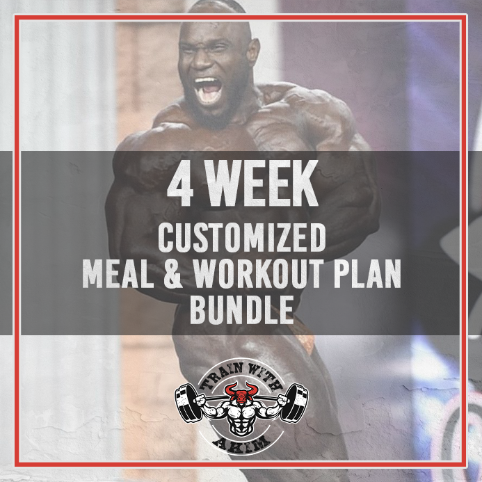 4 WEEK CUSTOMIZED MEAL + WORKOUT PLANS